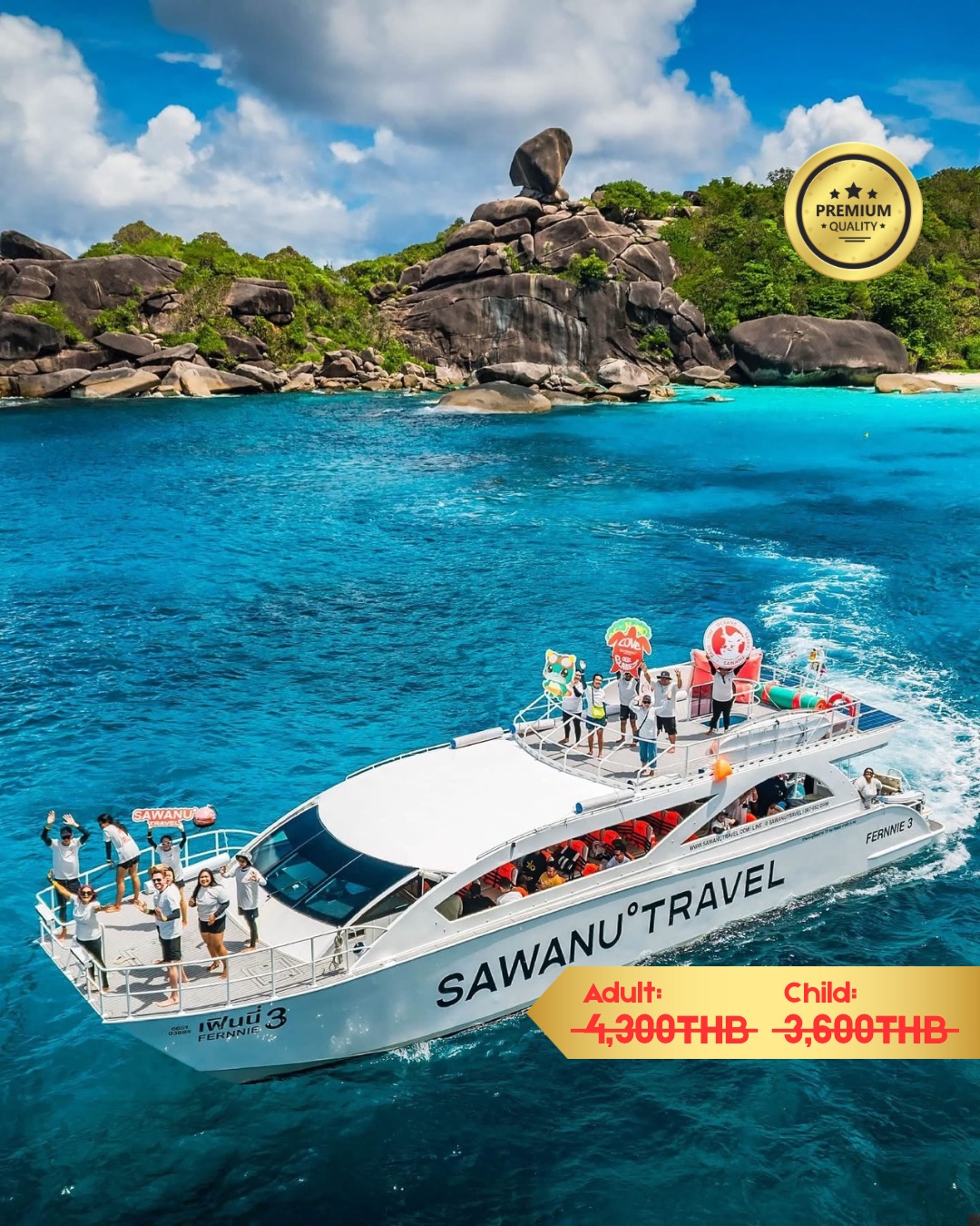 Similan Islands by Speed Catamaran